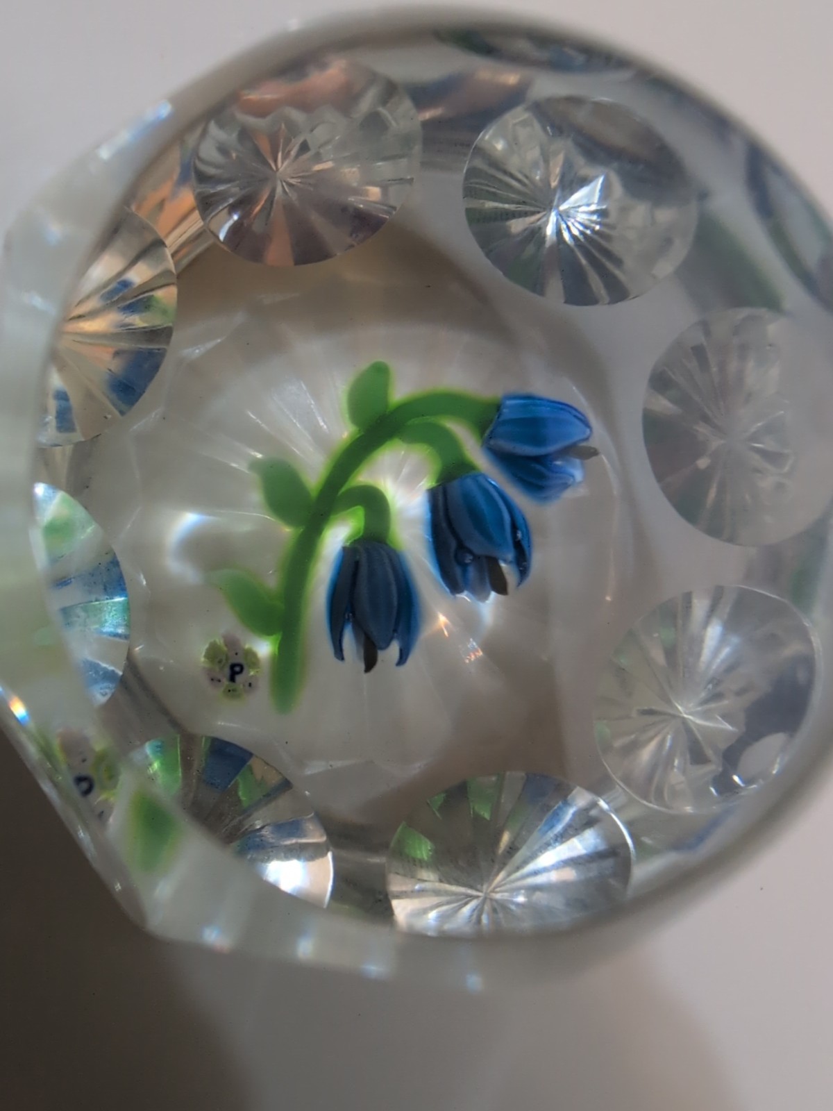 Perthshire Annual Collection 1978C Limited Edition Bluebell Faceted Paperweight
