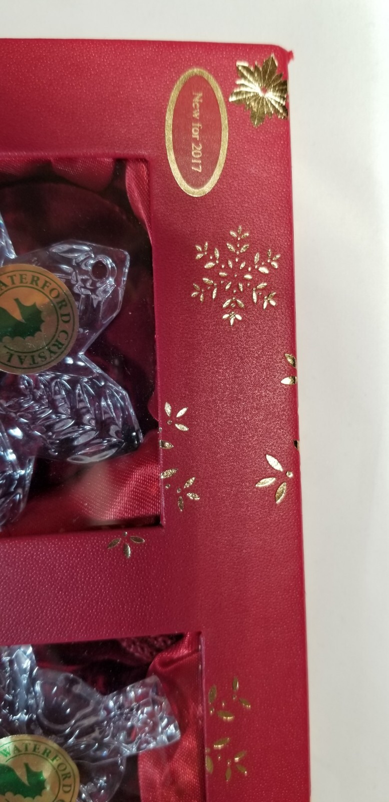 Waterford Crystal 2017 Mini Star Mini Snowflake Mini Cross 3 ornaments #40026614