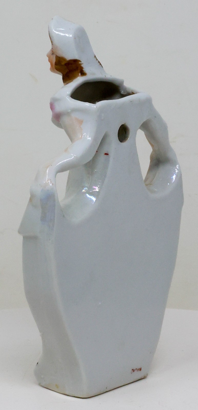 1950’s Vintage Wall Pocket “Dancing Lady” Japan or Toothbrush Holder Vintage