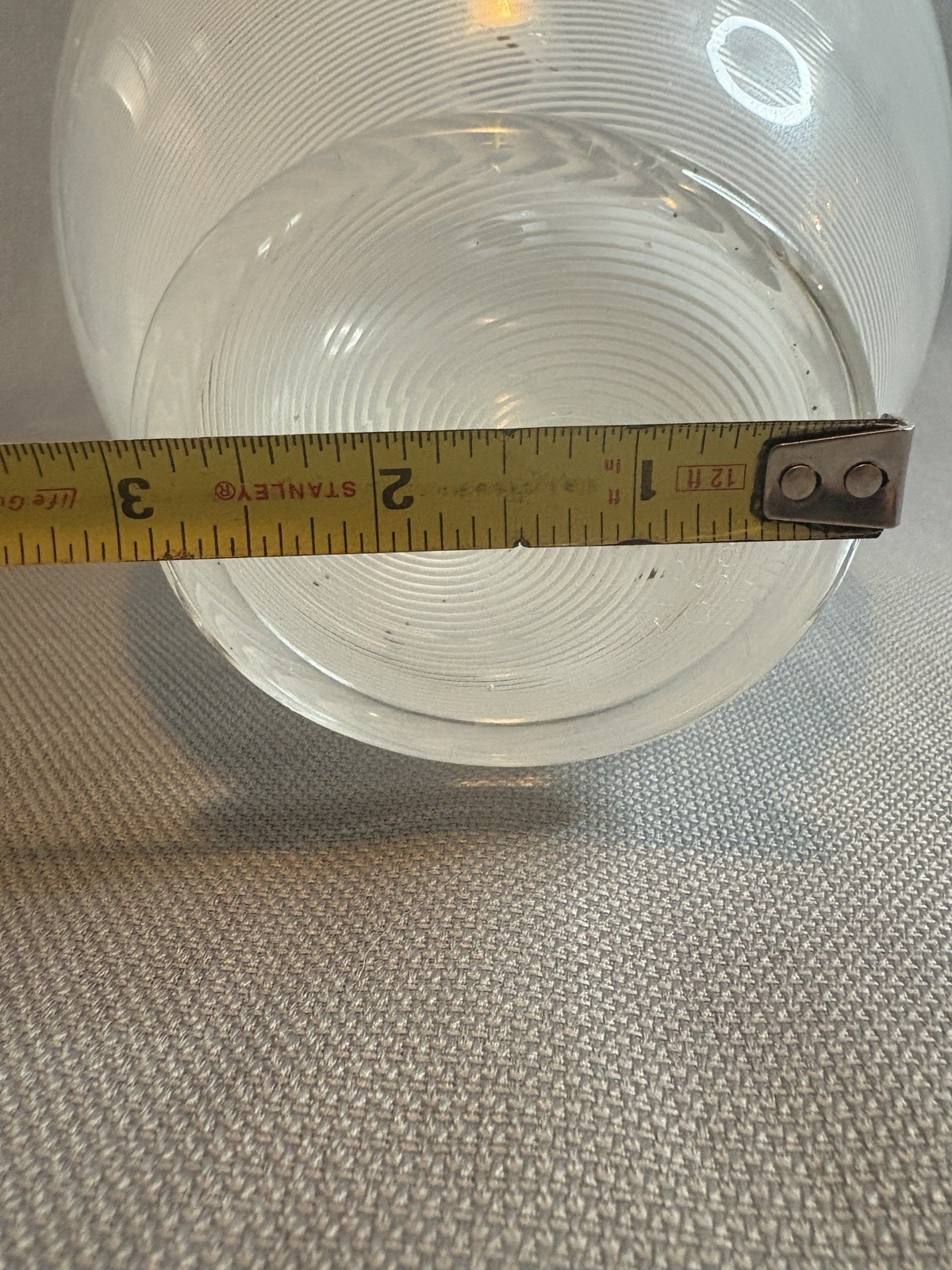 Barovier & Toso Signed Vintage Murano Glass Vase Mezza Filigrana 9 3/4 Inches