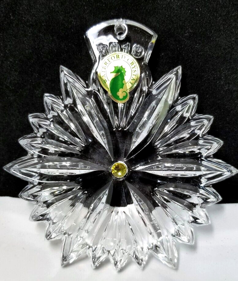 Waterford 2019 SNOWFLAKE WISHES PROSPERITY Ornament Boxed w/tag # 40035509