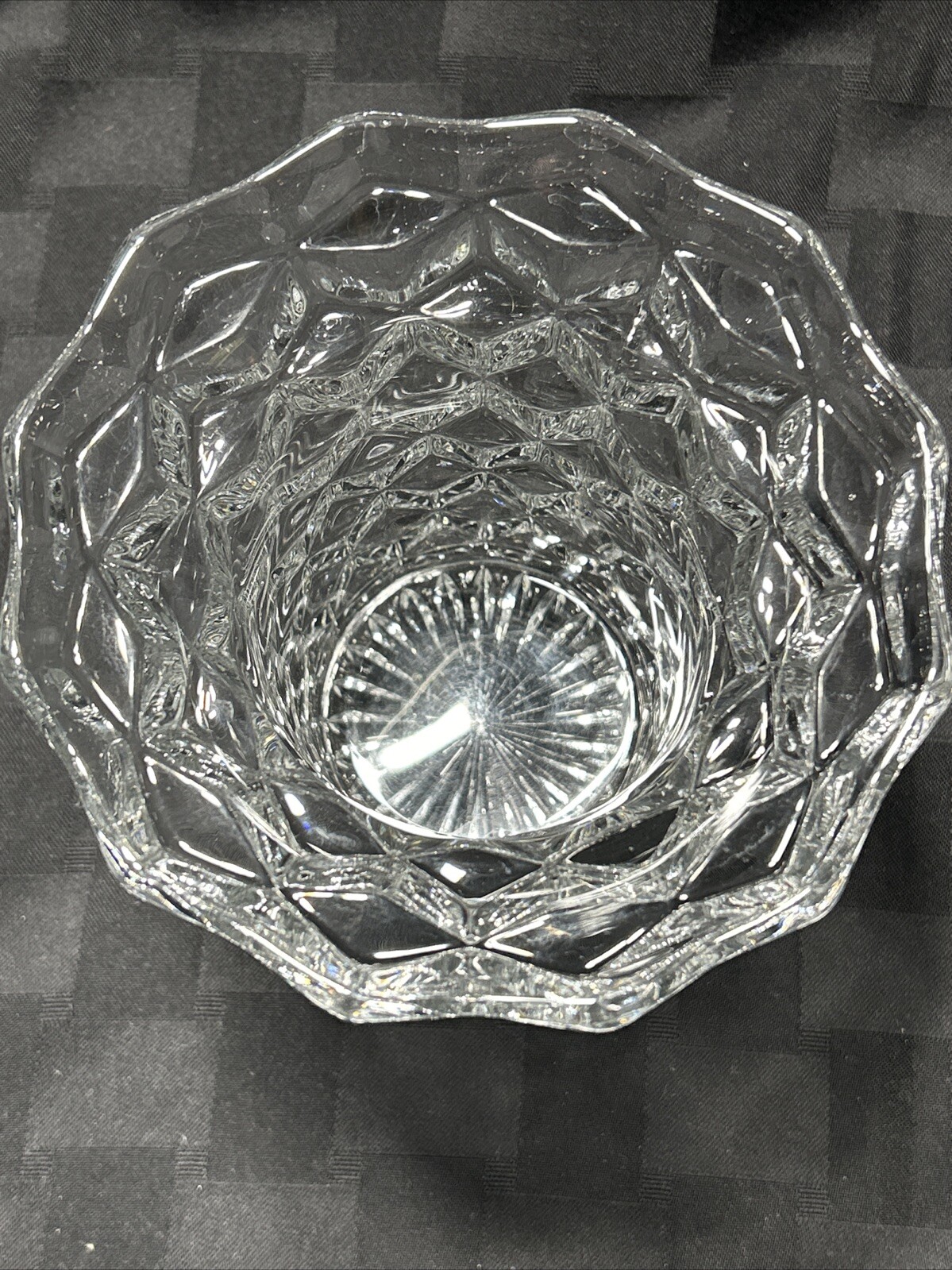 Fostoria American Glass #2056 Clear Vintage 5 3/8″ Flared Rim Vase 1957-1982