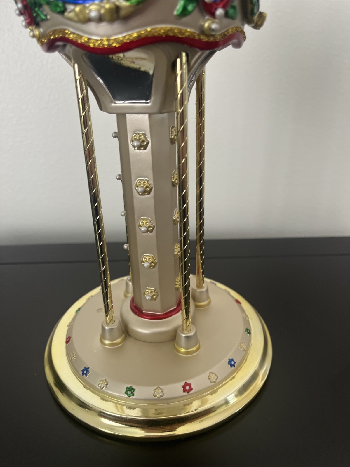 RARE Waterford Holiday Heirlooms Carousel Ornament Stand #121627 Display Holder