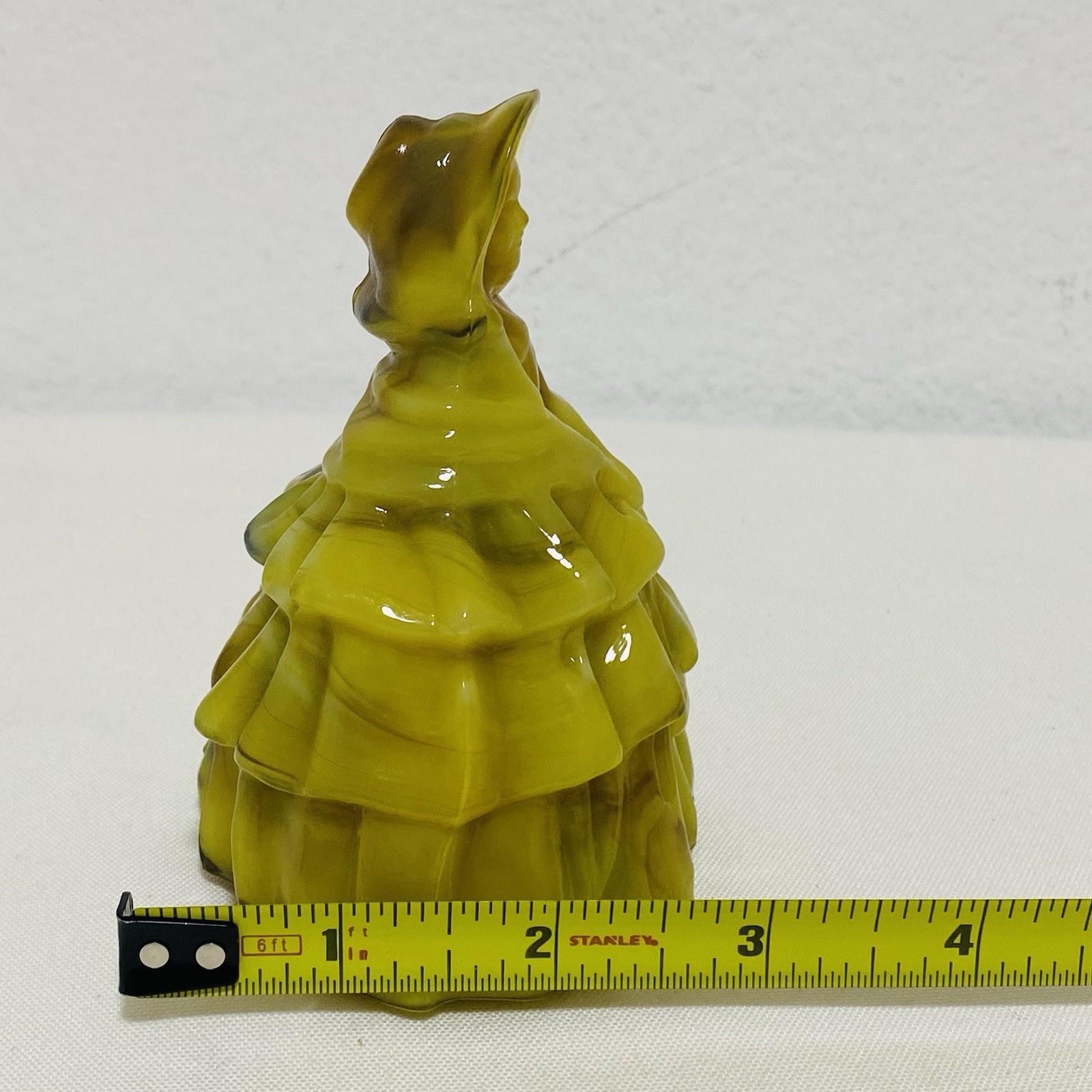 Boyd Glass “Louise” Zack Boyd Slag #17 Glows Orange Cadmium 11/10/1980 Vintage