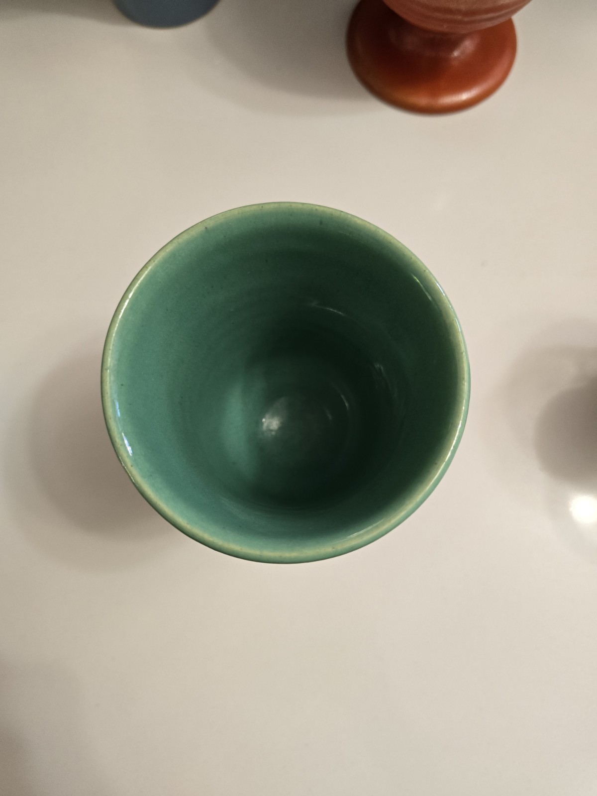 Bauer Pottery Ringware Goblet Jade Mint