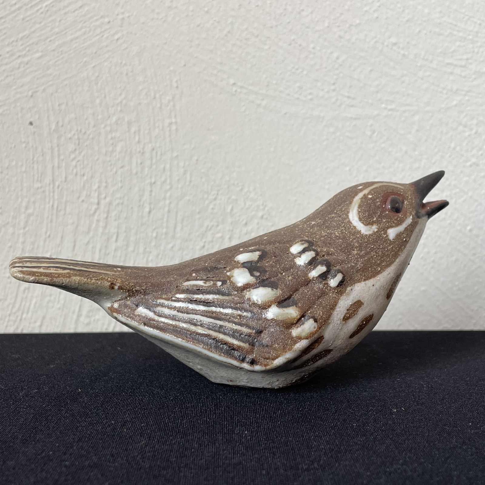 Vintage Andersen Design Art Studio Pottery Bird Warbler Clay Ceramic
