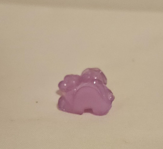 VTG Mosser Lavender Glass MC Pee Wee Clown – 1-5/8″ – UV Reactive