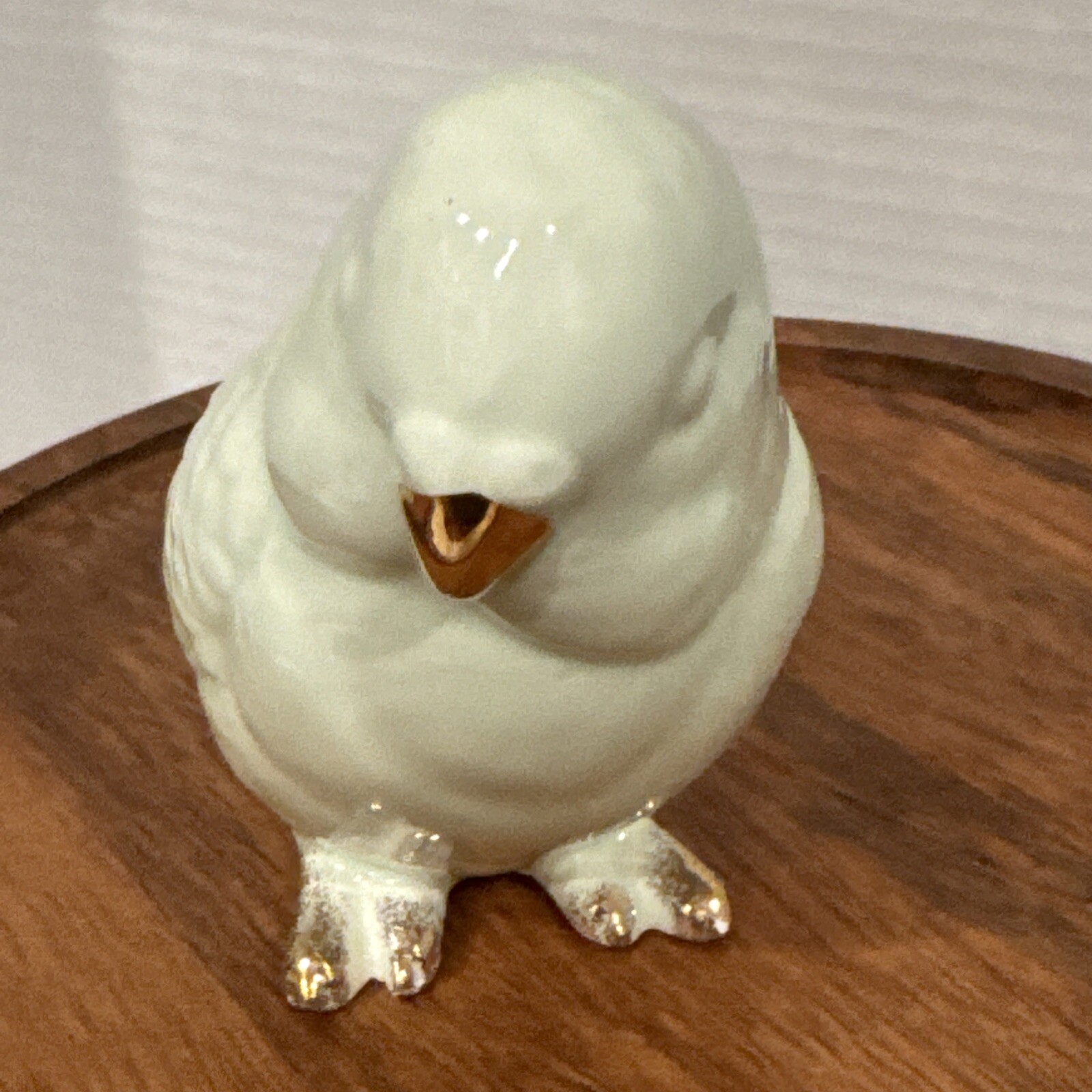Vintage Mint Green Glass Parakeet Rare