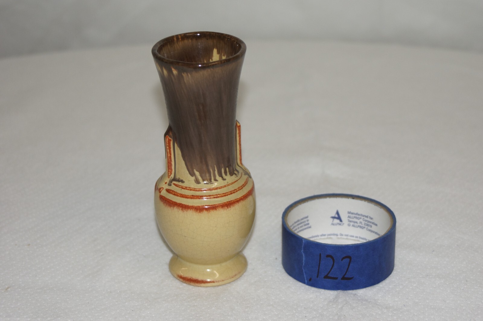 Brown and Cream Vase