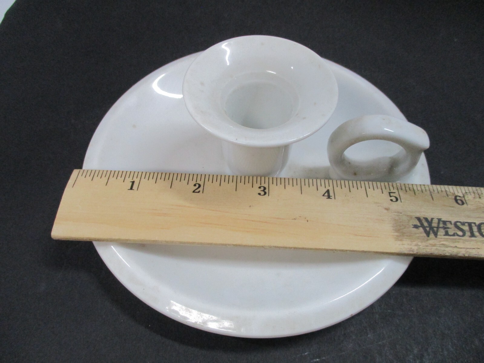 WHITE Ceramic / Porcelain “Finger” CANDLE HOLDER