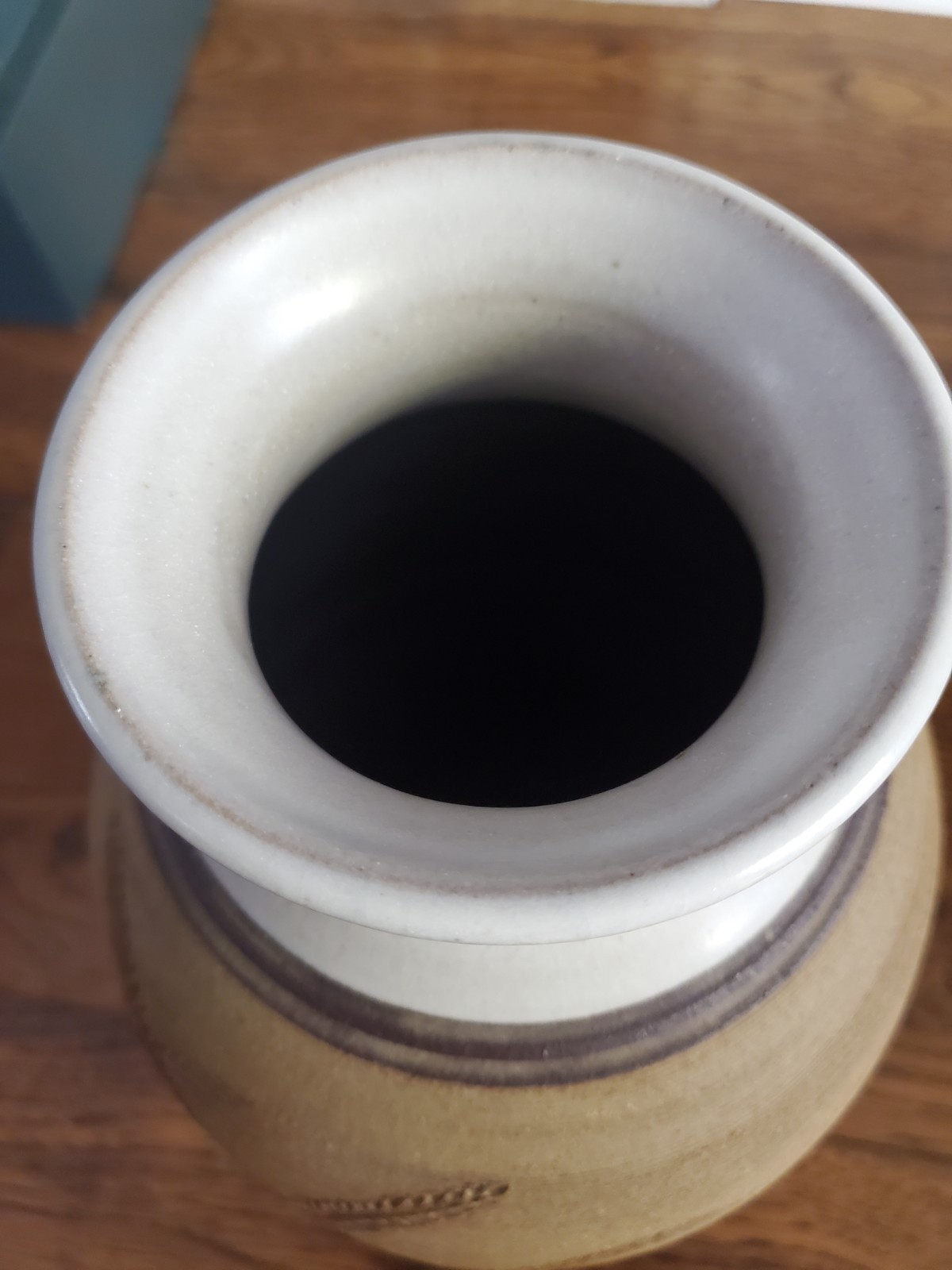 Meredith Cooke Art Pottery Signed with Incised Fern Leaves Cottagecore Vase 11″