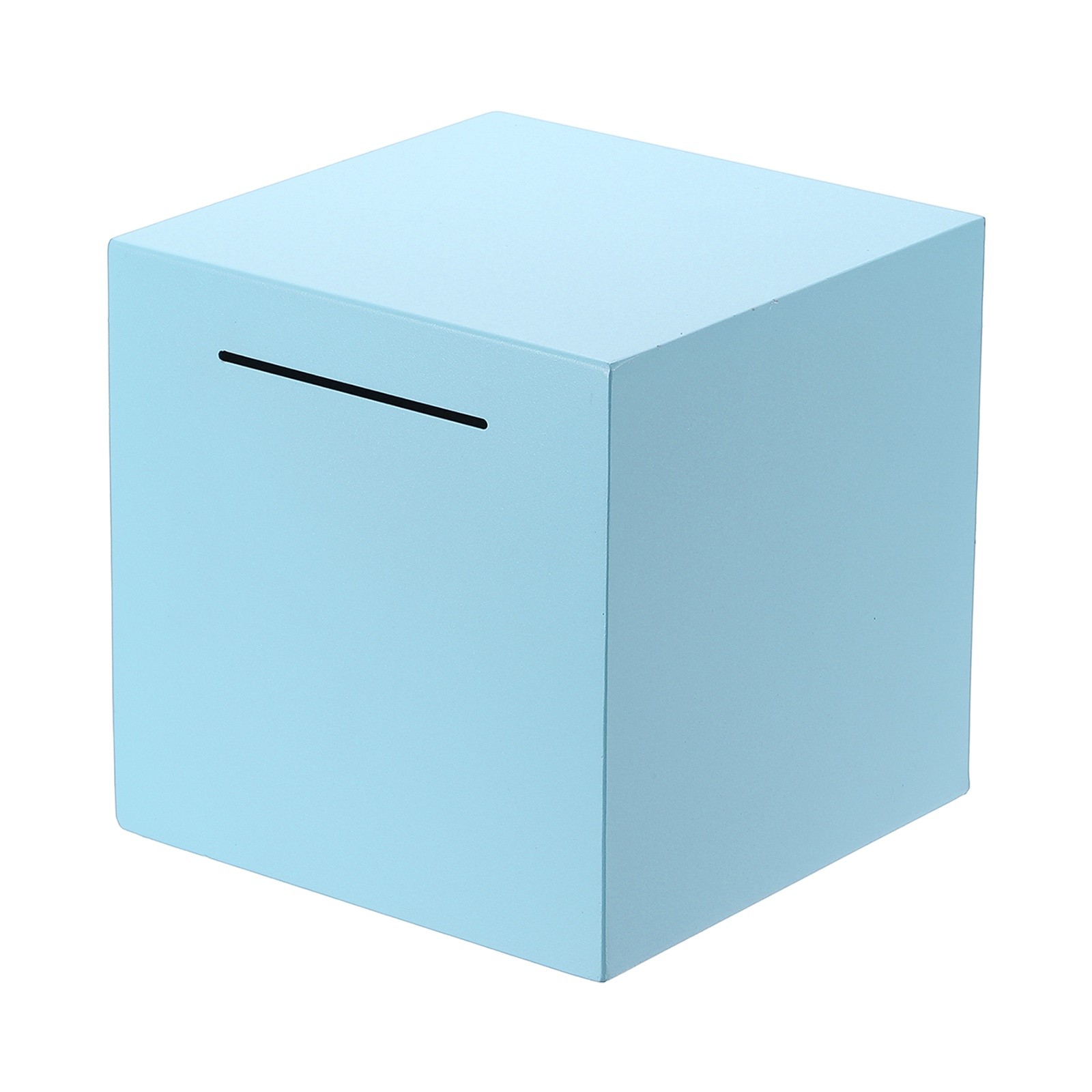 Piggy Bank for Adults, Blue Metal Piggy Bank Money Saving Box, 5.91 Inch