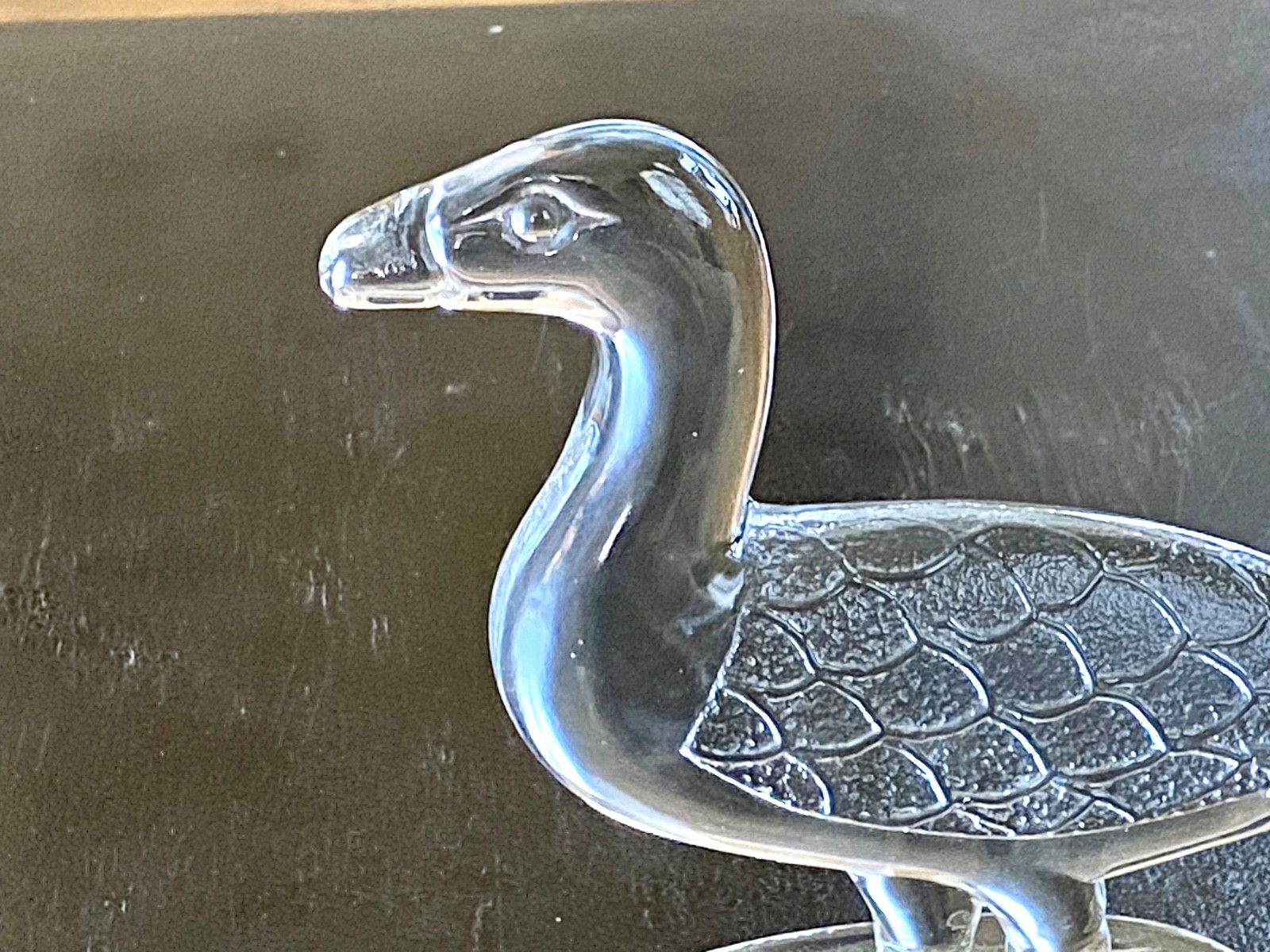 BODA KOSTA ART GLASS FIGURINE PELICAN DESIGNED BY BERTIEL VALLIEN ZOO SERIES ’75
