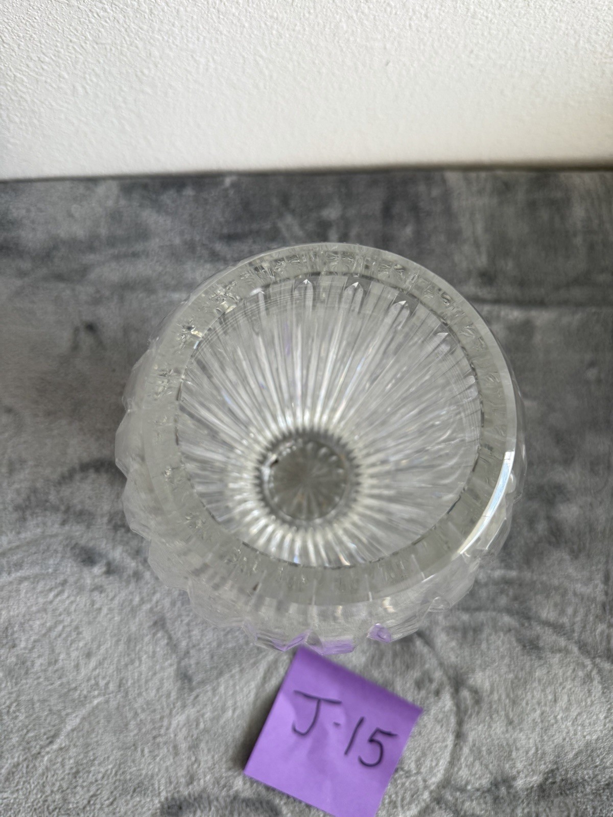 Marquis by Waterford Wyndmere Clear Crystal Vase with Cut Swirl Pattern 10 X 3