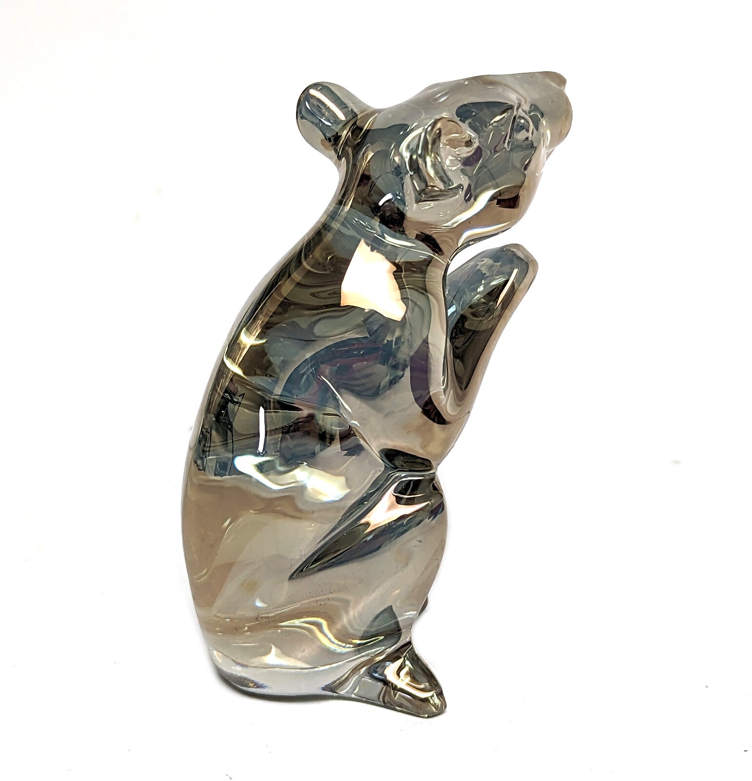New 2020 Baccarat Zodiaque 2813062 Gold Metallic Crystal Zodiac Rat 4″ Tall