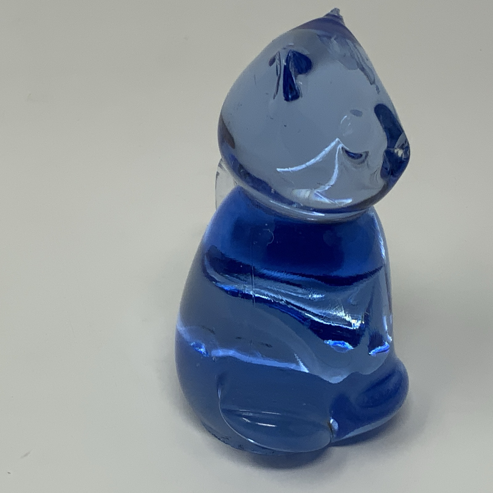Lot Of 5 United States Commemorative Fine Arts Gallery Blue Glass Figurine