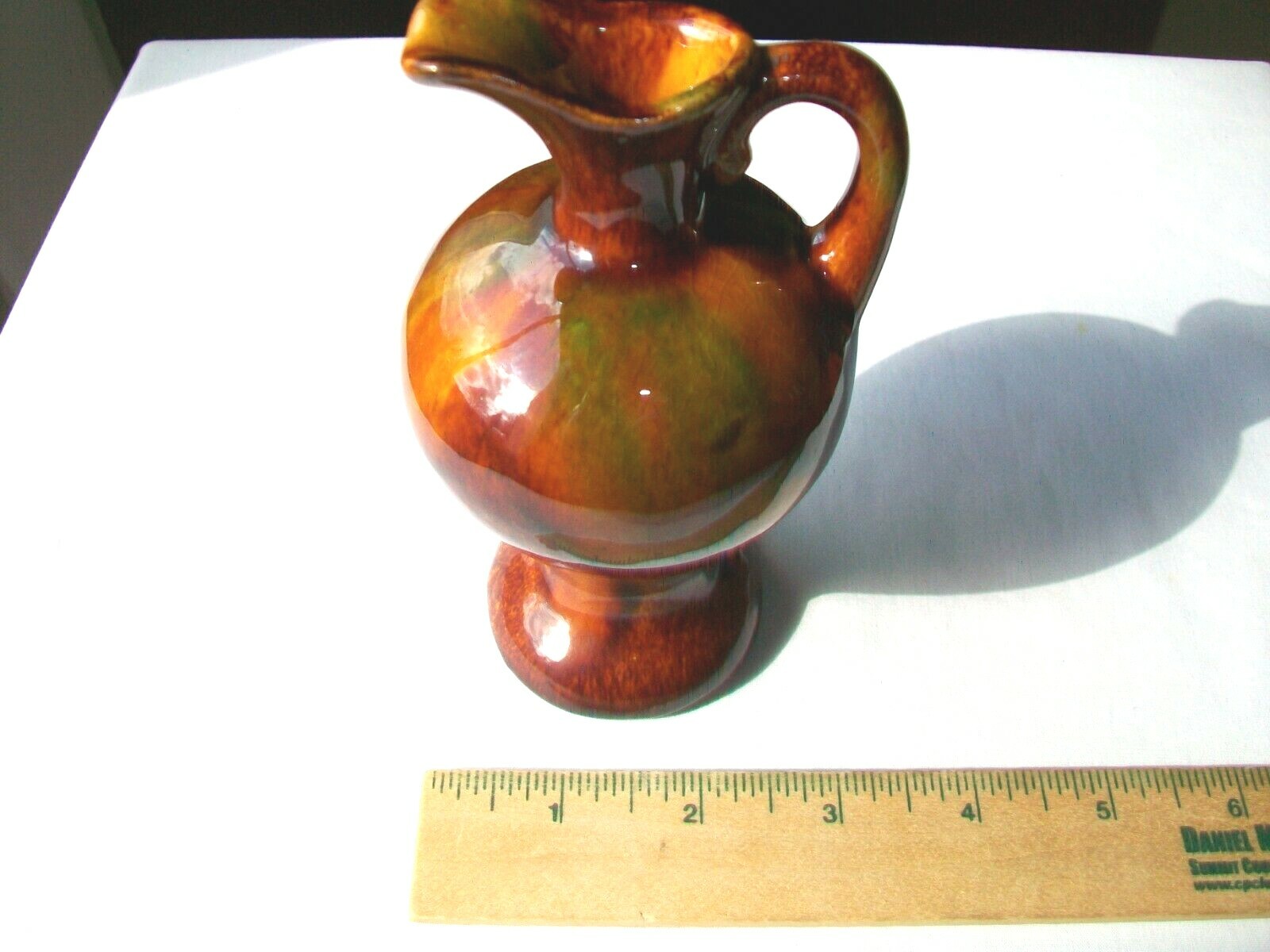ANTIQUE CAMBRIDGE ART POTTERY EWER STANDARD GLAZE 5″