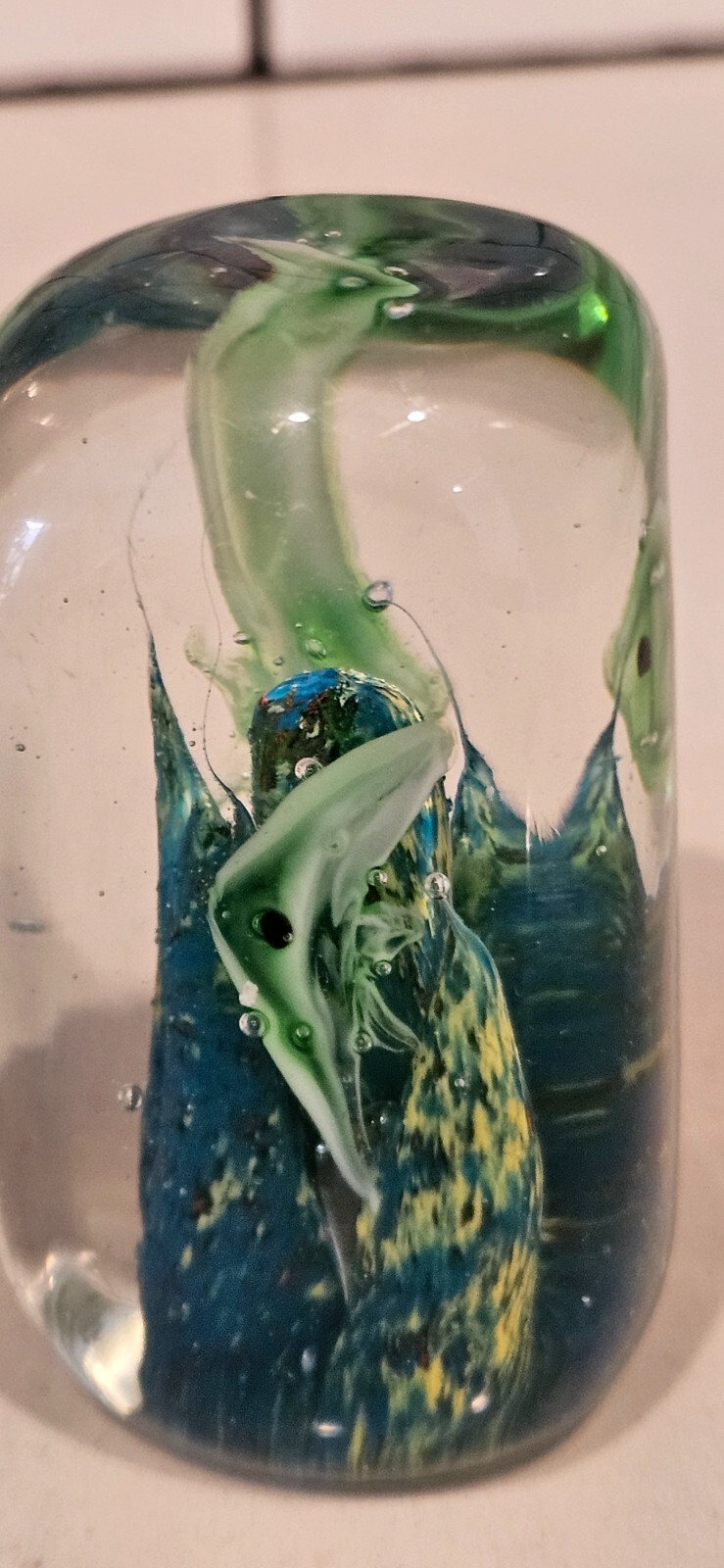 ANGLEFISH SEA SCAPE PAPERWEIGHT 2 3/4″