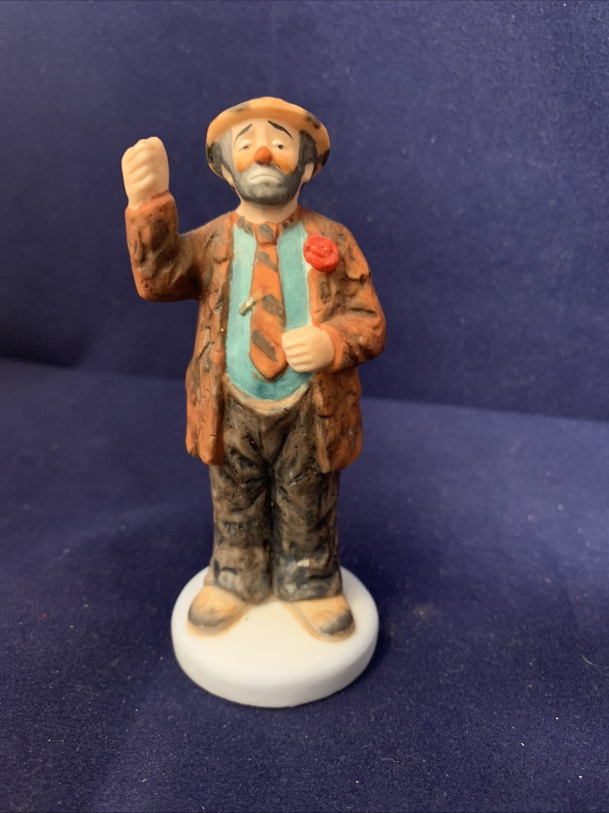 Clowning Around Assorted Lot Of 5 Vintage Clown Ceramic Figurines