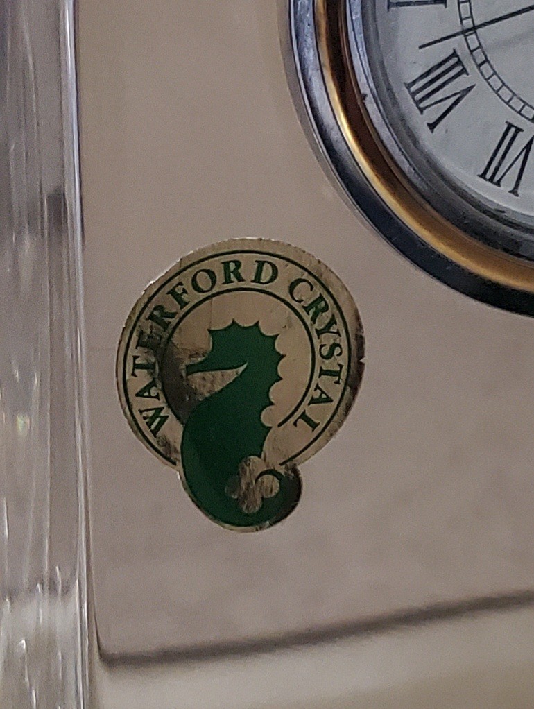 Waterford Crystal ~ Lismore Essence Desk Collection Clock – NEW