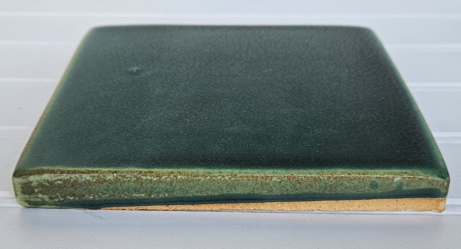Vintage Motawi Tileworks Tile Laurel Green Ann Arbor Michigan 6×6 F50