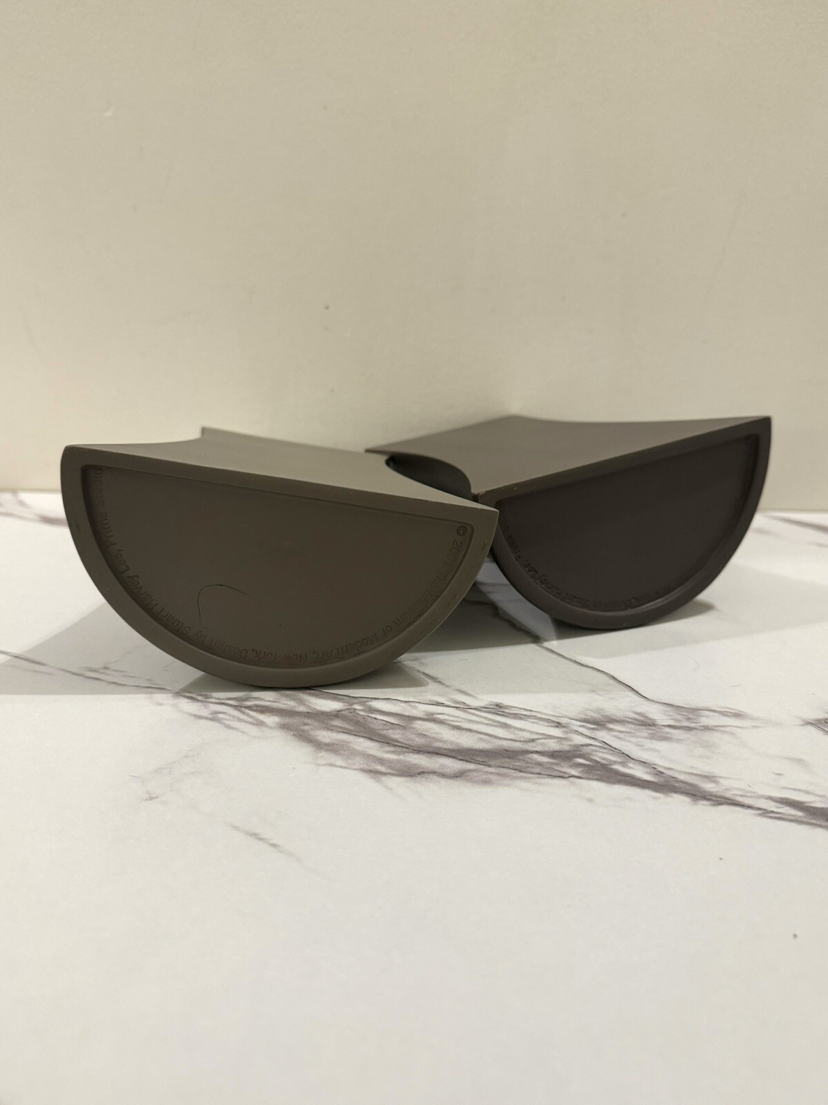 MOMA MUSEUM OF MODERN ART STUART HARVEY LEE “DEMI VASES” SET OF 2