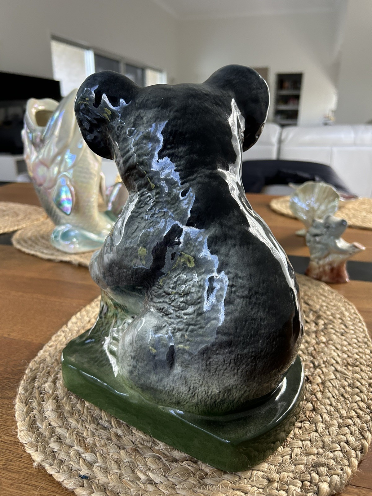 Vintage Wembley Ware Large Koala Statue John Tribe 1950s Excellent Condition