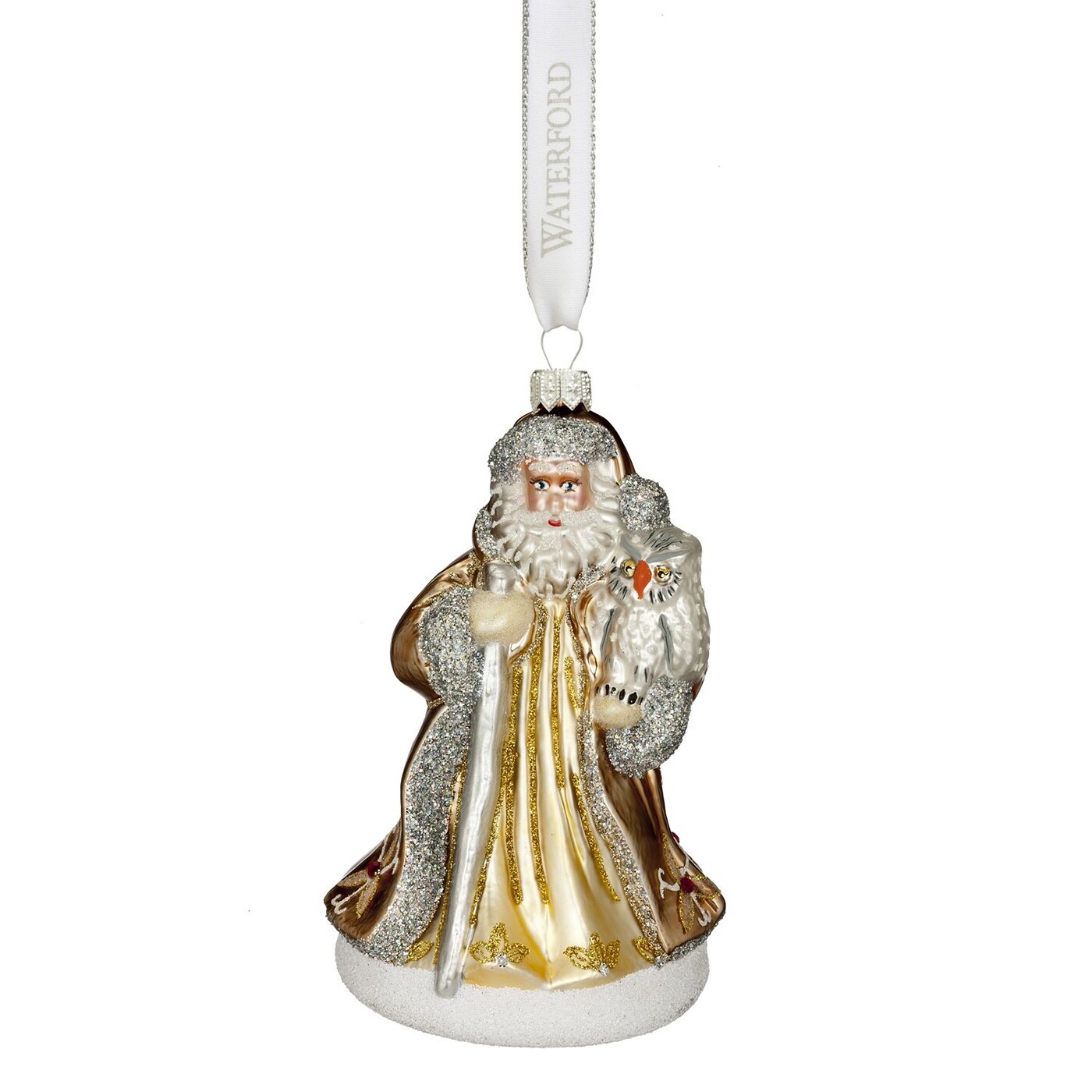 Waterford Opulence Santa Ornament Holiday Heirlooms Gold 2016 NIB 40021171