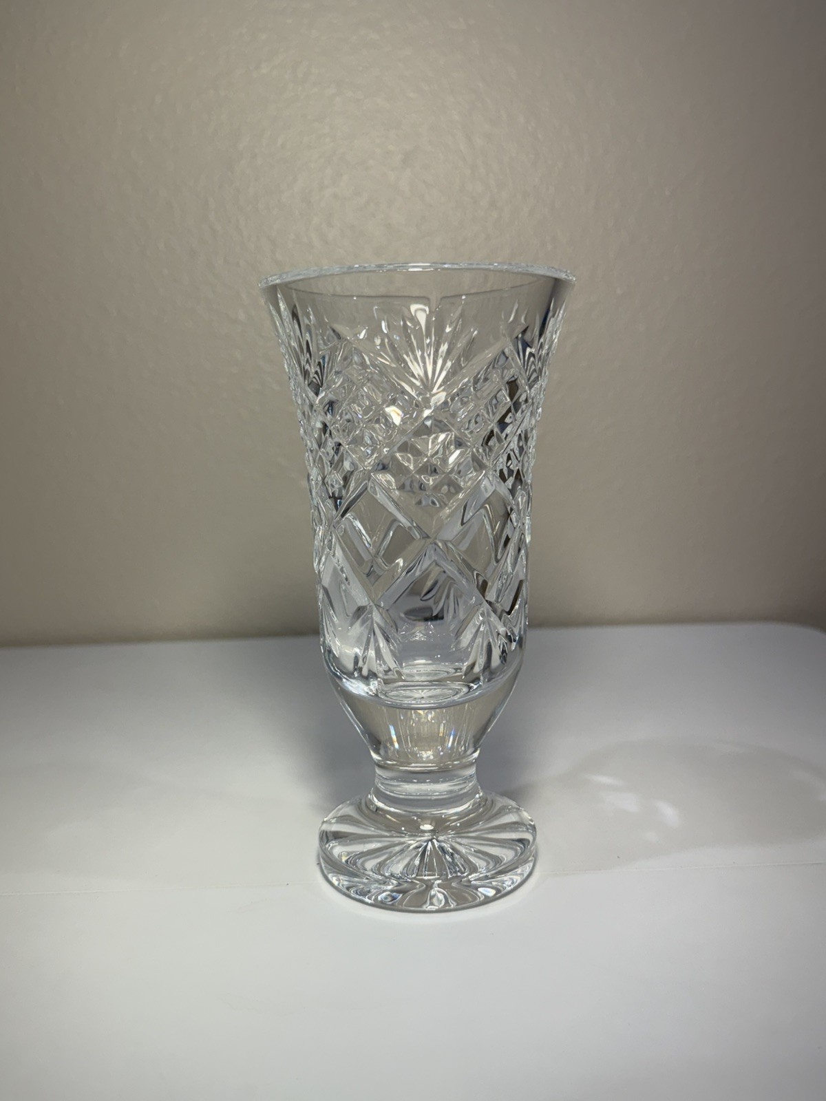 Stunning Waterford Crystal 7” Archive Vase NEW IN BOX
