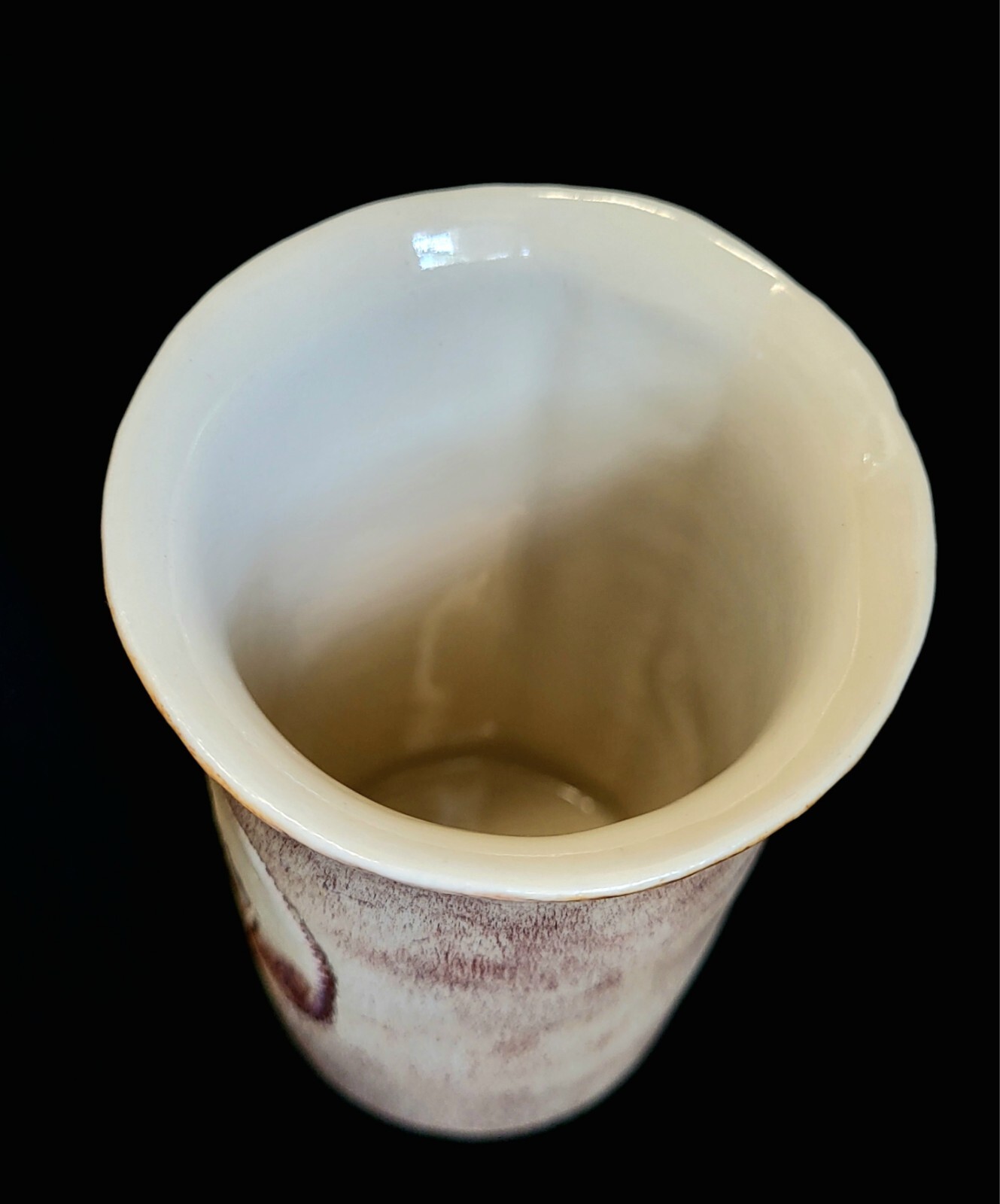 SYLVIA RODIN 4.5″H Pottery VASE Wiks Slott (Vik Castle) Sweden Rare Unique Mint