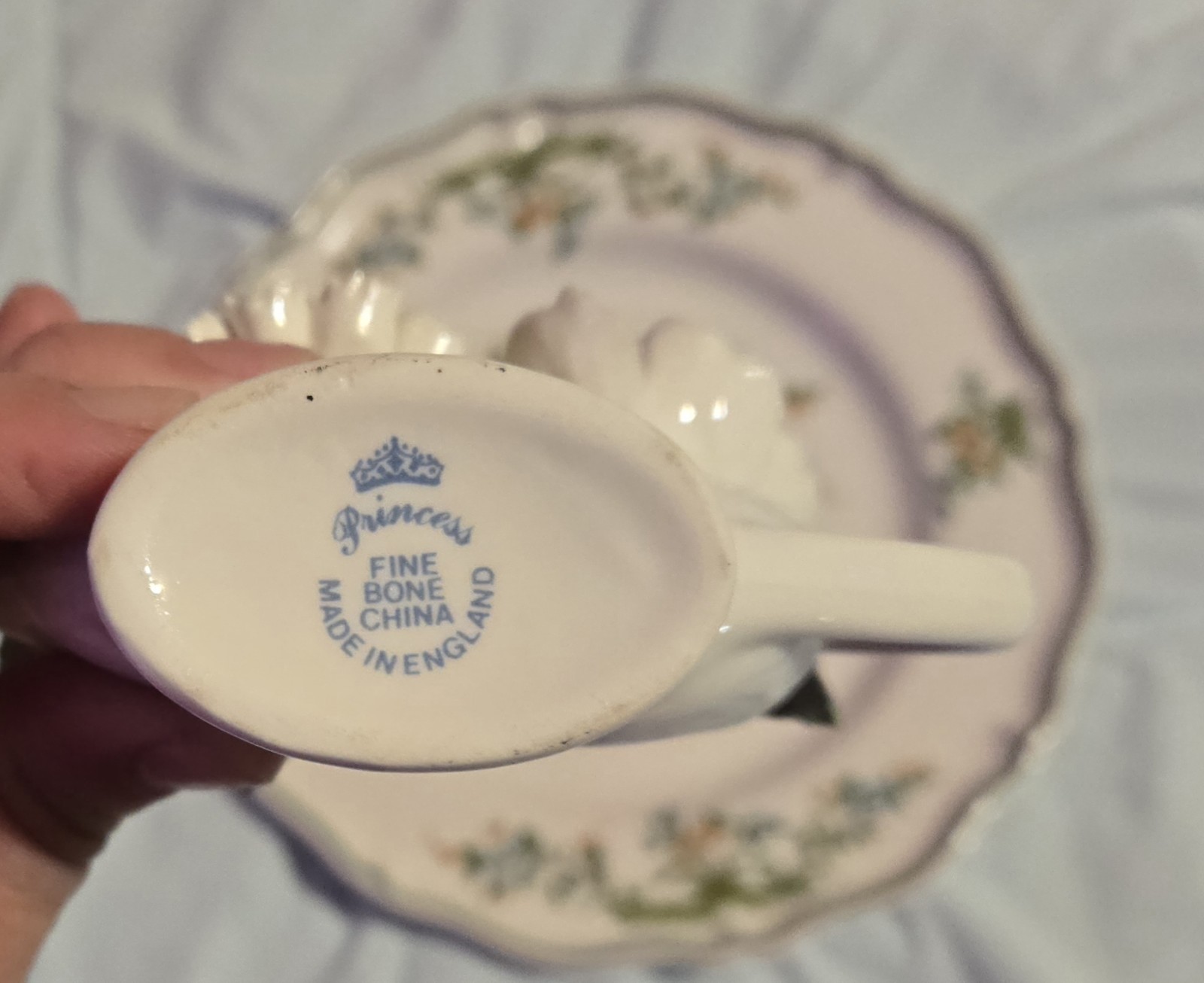 Princess Fine Bone China Floral Decorative Figurine Made in England