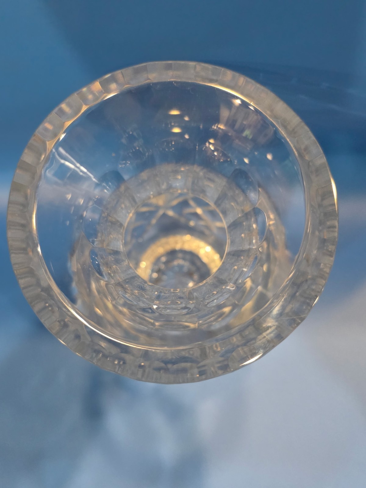 Rogaska Richmond Crystal Cut Vase Flower Urn 8 inch Clear Discontinued
