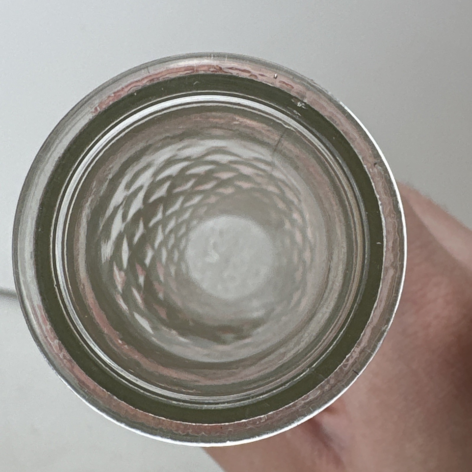 Vintage Hoosier Swirl 9” Clear Glass Vase # 4097 6A