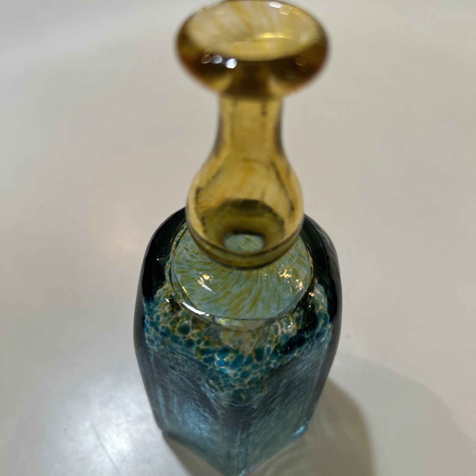 Kosta Boda Artist Collection Bertil Vallien 47834 Antikva Vase Bottle 6.75”