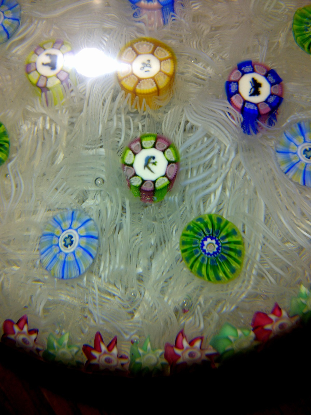 Large Perthshire Millefiori Art Glass Paperweight