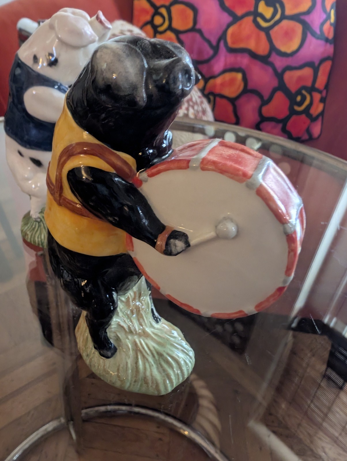 Beswick Pig Promenade Band Andrew & Michael Figurines Cymbals Drum PP4 PP6