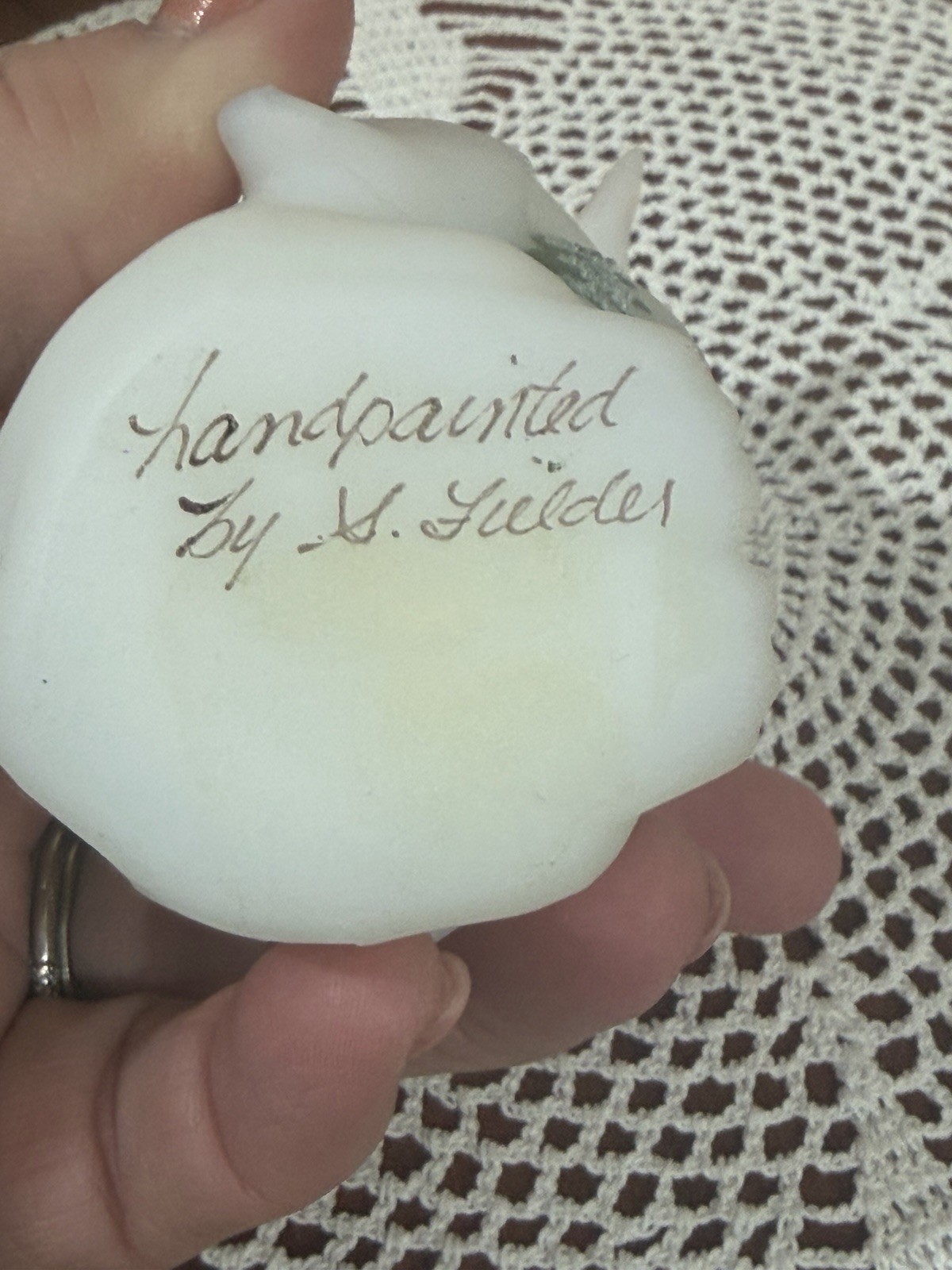 95th Anniversary Vintage Fenton 2000 Christmas Penguin Hand Painted Signed