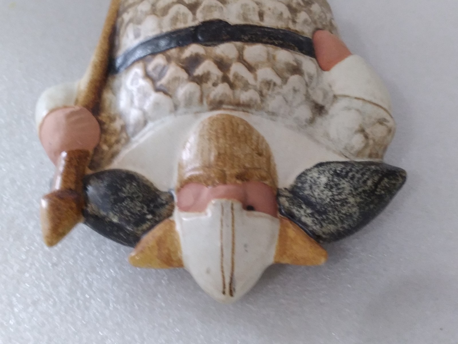 Lisa Larson Gustavsberg K Studio Sweden Stoneware Viking Soldier w Sword 5.25″H