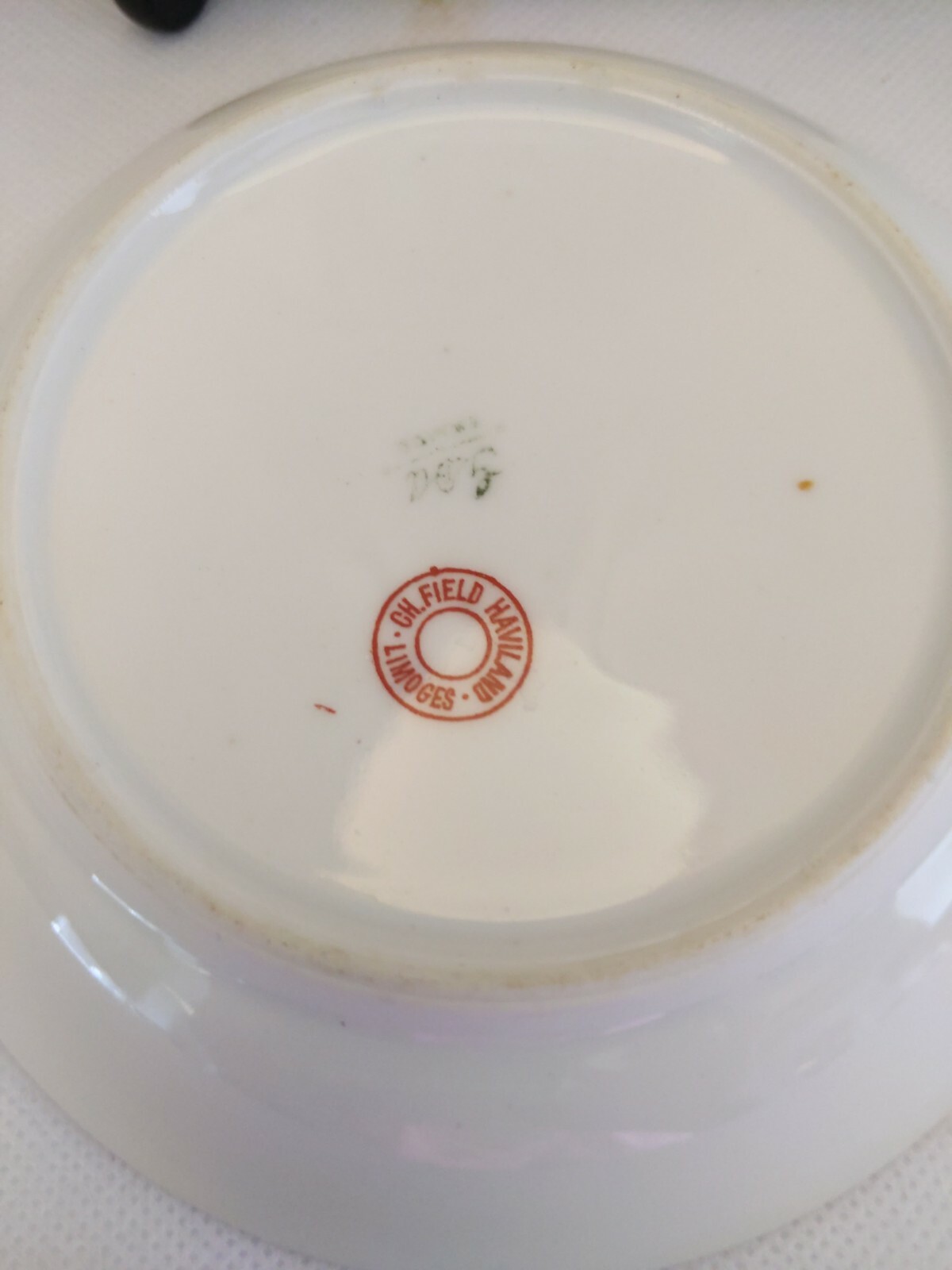 Antique CH Field Haviland Limoges Rare Urn Pair Berry Bowl Dish