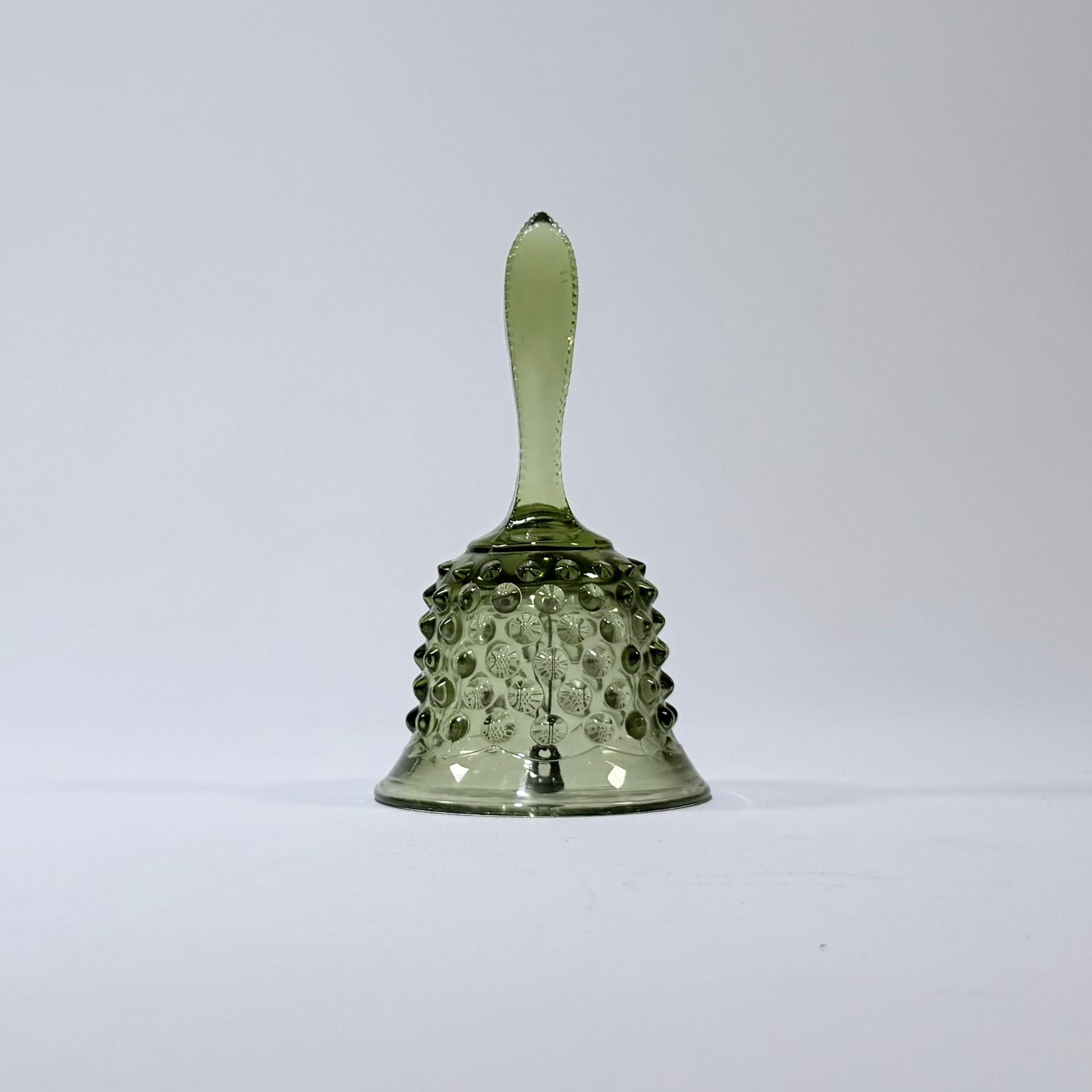 Vintage Fenton Glass Colonial Green Hobnail
