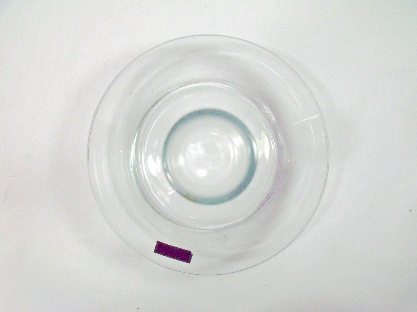 VINTAGE TOSCANY CLEAR HAND BLOWN VASE FROM ROMANIA – 9.25″ IN HEIGHT – PRE-OWNED