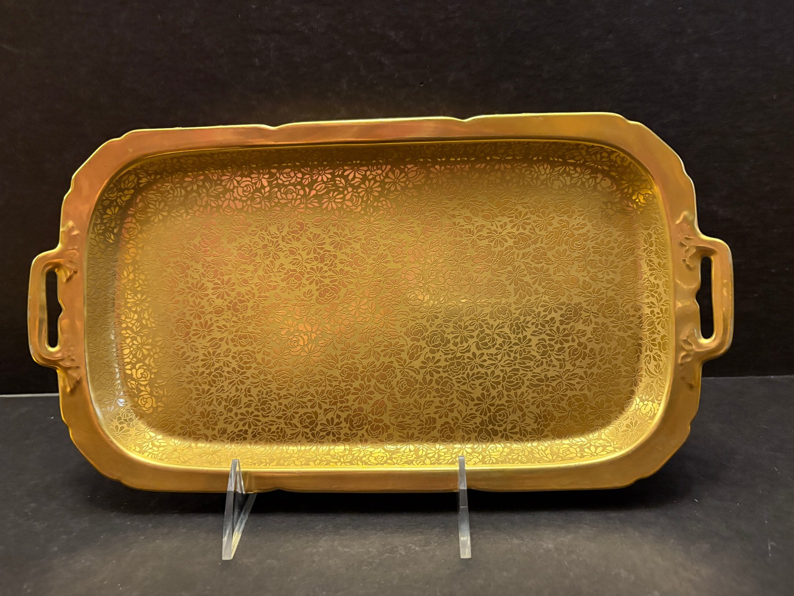 Pickard, Osborne Art Studio Gilded LOT, Tray, Heart Cream/Sugar Etc.