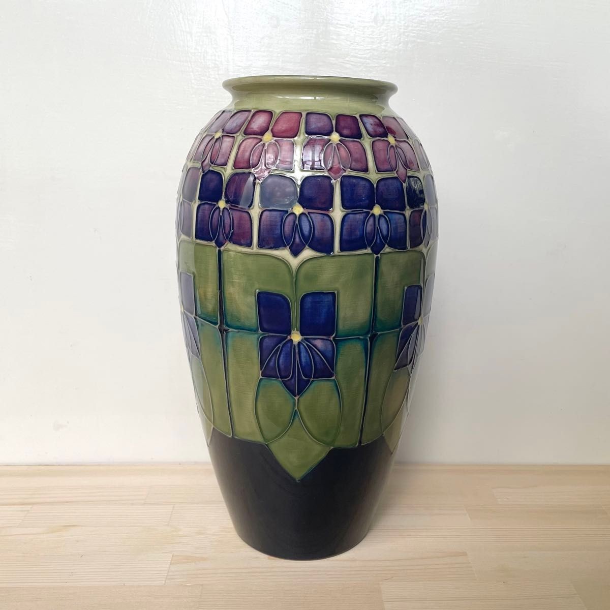 Moorcroft Flower Vase Art Nouveau Pottery Arts and Crafts Vintage Collectible