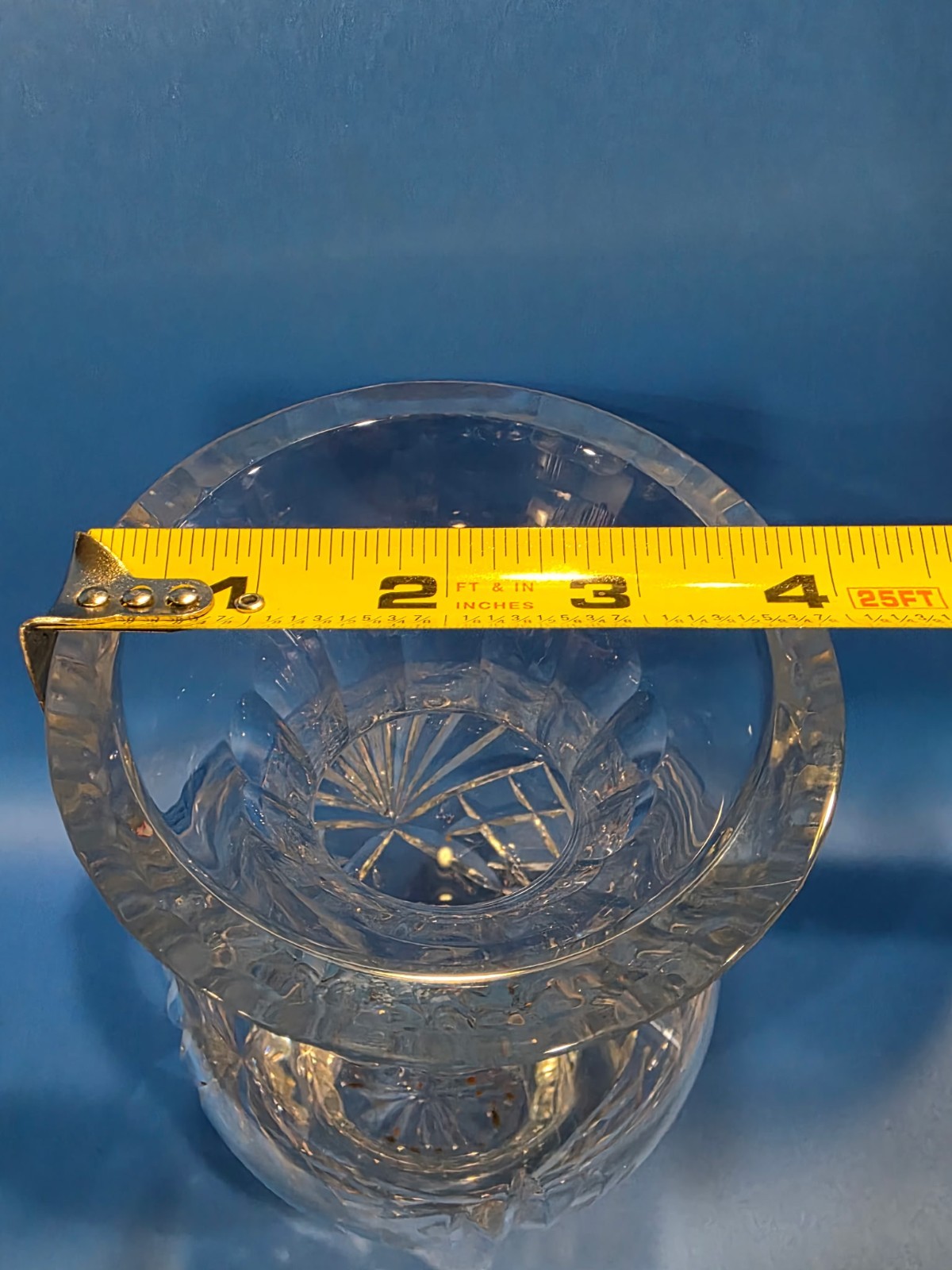 Rogaska Richmond Crystal Cut Vase Flower Urn 8 inch Clear Discontinued