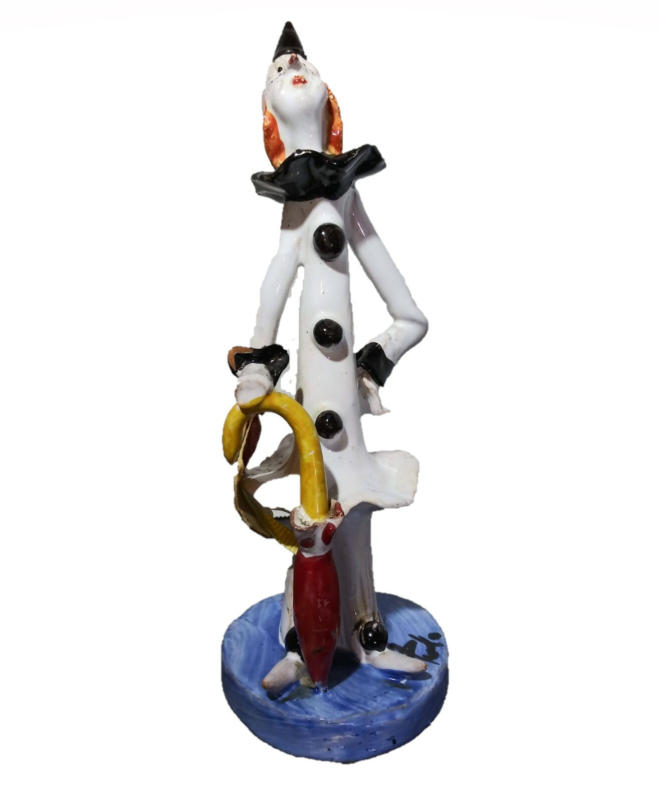 TP Ceramiche Poli Cesare Pottery Clown Figurine Italy
