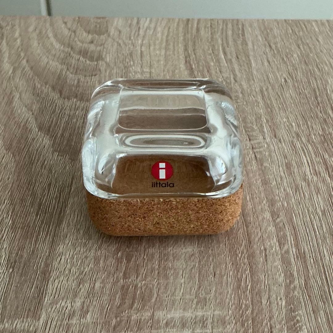 Iittala Vitrini Cork 60x60mm Small Storage Container Unused Authentic