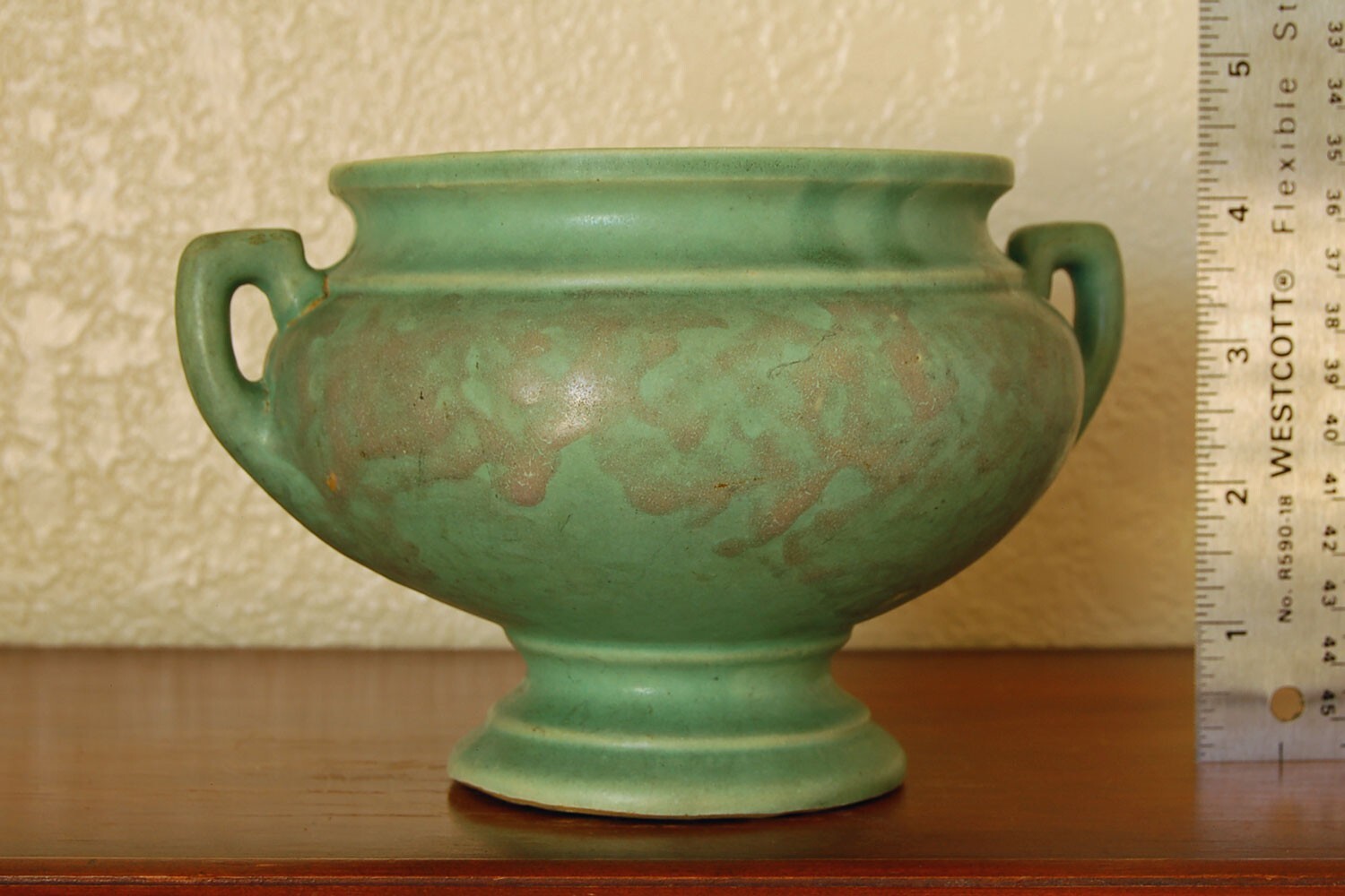 Gorgeous Early Brush-McCoy Arts & Crafts 2-Handled Empress Vase #699 Art Vellum