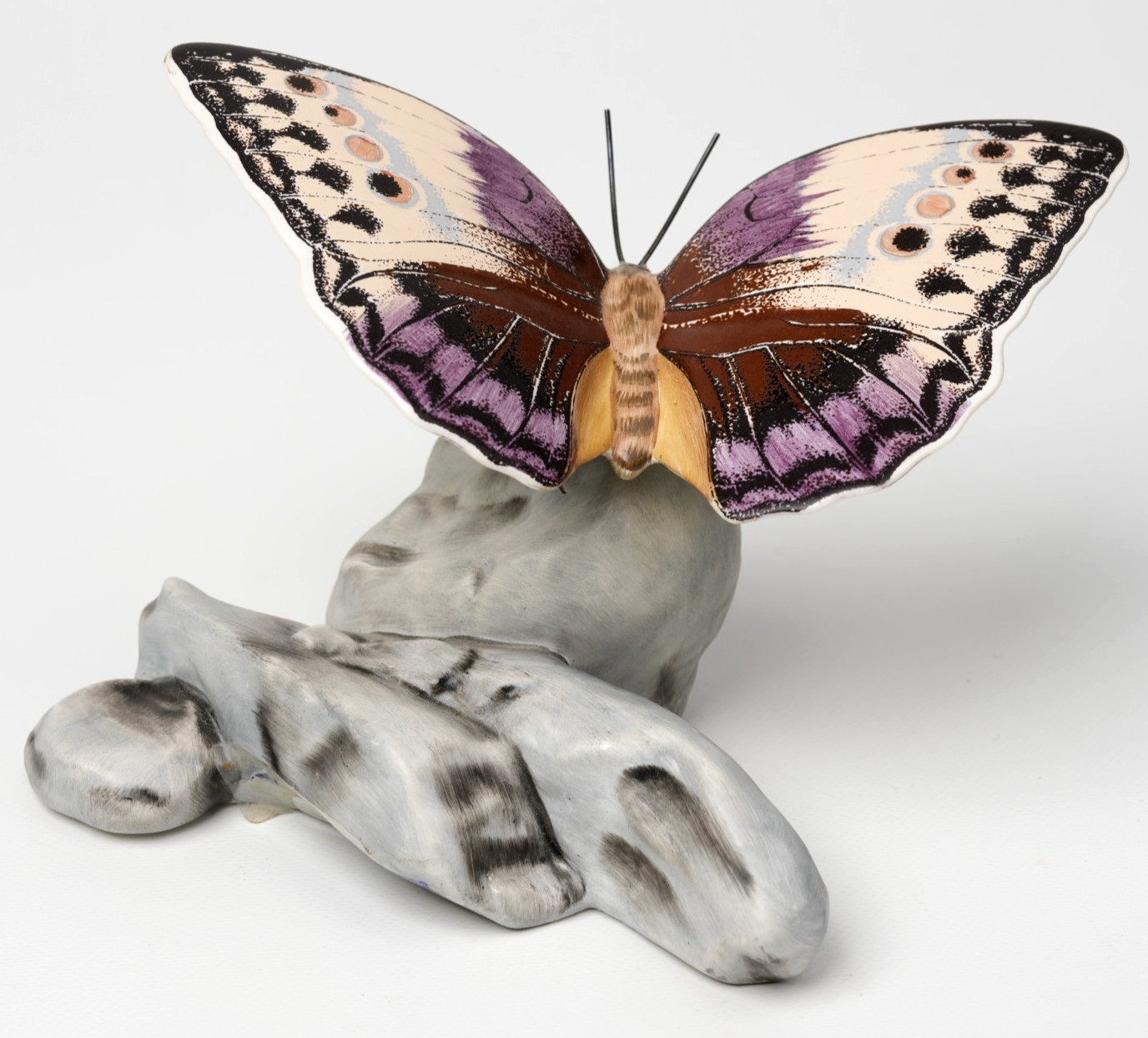 Vintage 1980s Goebel Southeast Asian Morpho Moth Figurine TMK-6 803 – RARE