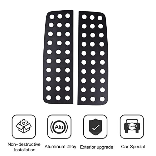 Car Rear Window Glass Panel Cover Decal, Car Rear Window Glass Honeycomb Deco