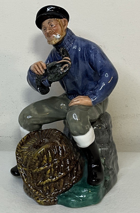 Royal Doulton The Lobster Man HN 2317 Ceramic Hand Painted Figurine England 1963